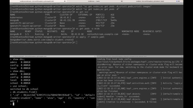 MicroShift on Raspberry Pi 4 with CentOS Stream 9 - Running python Operator with kopf смотреть онлайн