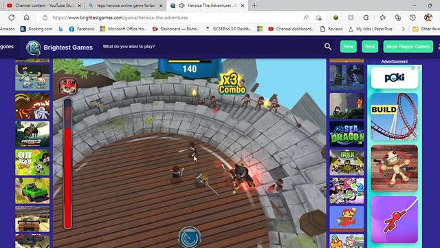 LEGO Heroica Fortaan online game but it's German and it isn't there смотреть онлайн