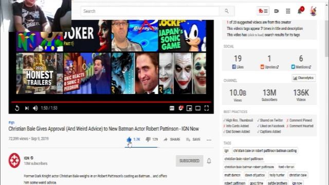 Robert Pattinson Batman Teaser REACT смотреть онлайн