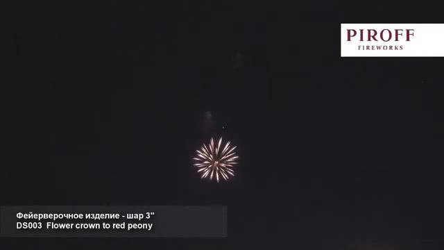 Шар HX DS003 3 inch Flower crown to red peony смотреть онлайн