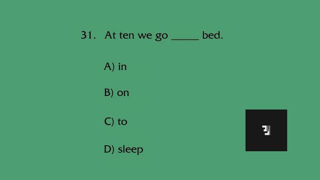 Test Your English / Elementary Level / TEST 3 смотреть онлайн