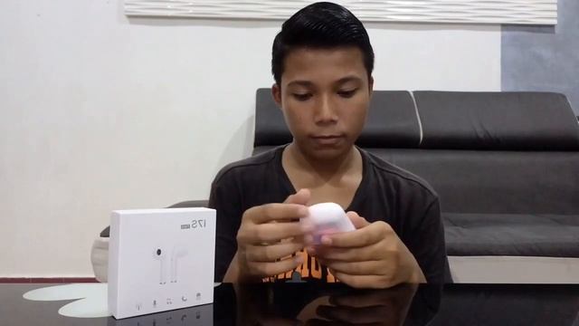 Unboxing bluethooth wireless earphone (TWS i7) смотреть онлайн