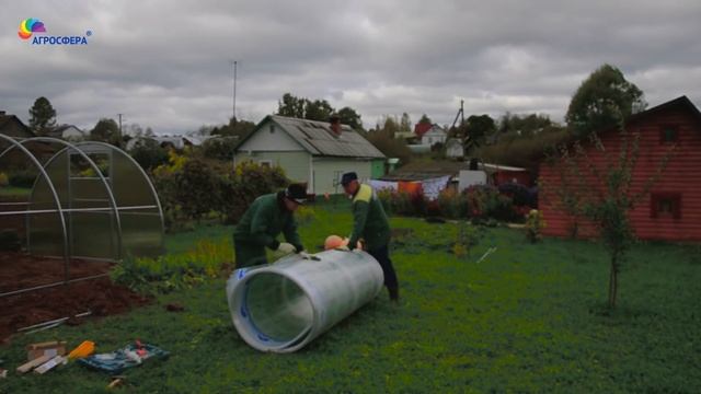 Сборка теплицы Агросфера. Каркас теплицы (Часть 2) смотреть онлайн
