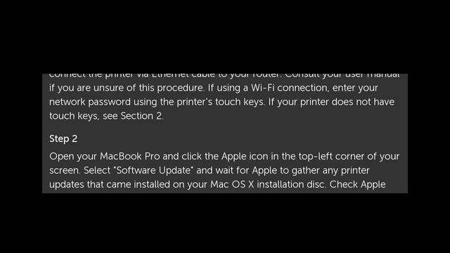 How To Set Up A Network Printer On The MacBook Pro