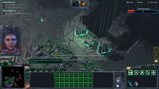 Starcraft LotV Co-op - Futile Resistance Solo (Raynor, Brutal) смотреть онлайн