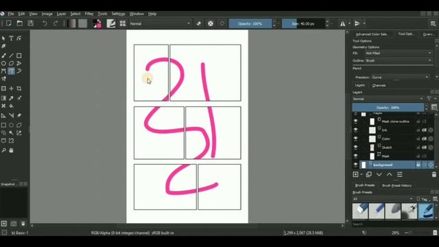 How to Make Manga Panels | Comic Tutorial for Beginners | Easy KRITA Beginner Friendly Guide смотреть онлайн