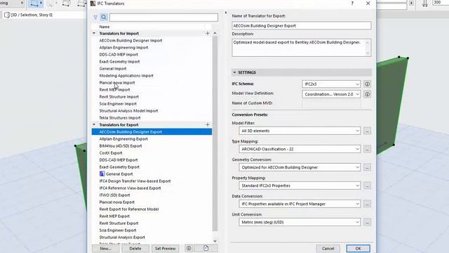 ARCHICAD 22 - Export of Building Material Properties to IFC смотреть онлайн