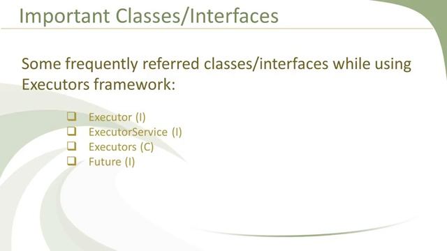 Important Interfaces And Classes In The Executors Framework смотреть онлайн