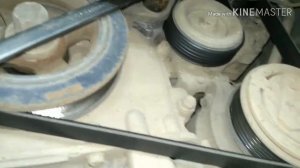 Замена приводного ремня Митсубиси Оутлендер