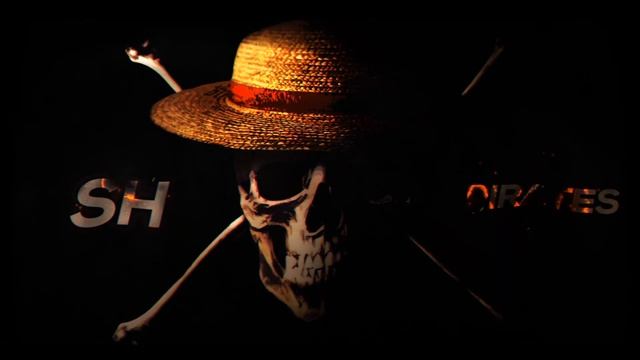 Straw Hat Pirates - animated realistic Jolly Roger смотреть онлайн