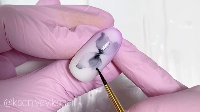 Акварель на ногтях пошагово смотреть онлайн