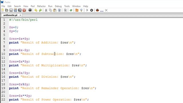 Perl Tutorial - 35: Arithmetic Operators смотреть онлайн