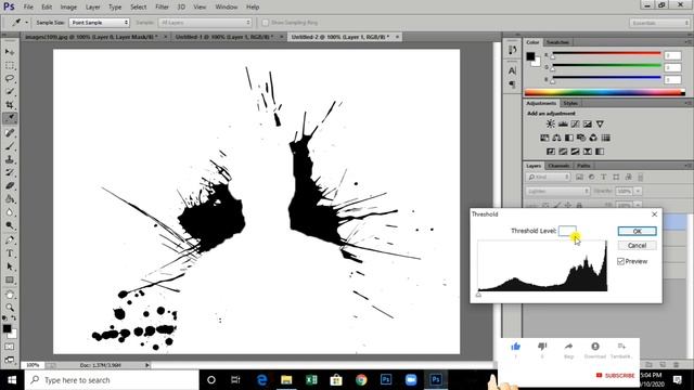 Ink Splash Effect | Splash Effect In Photoshop Tutorial | Splash Painting |Study Of Technology