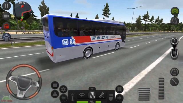 Bus From Busan To Seoul South Korea  - Yutong ZK68H Bus Simulator Ultimate