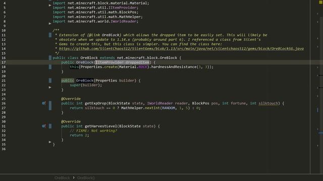 Minecraft Forge 1.14.2 Tutorial - pt. 6 - Porting to 1.14.2 (+Block Loot Tables) смотреть онлайн