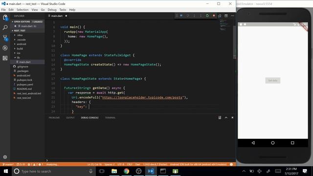 Flutter SDK Tutorial - HTTP Requests and REST API (App Development) смотреть онлайн