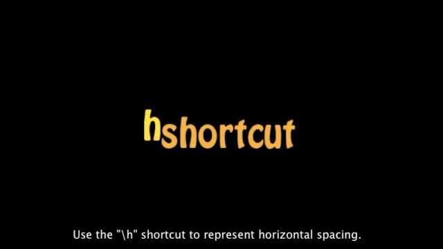 Character Class Shortcuts смотреть онлайн