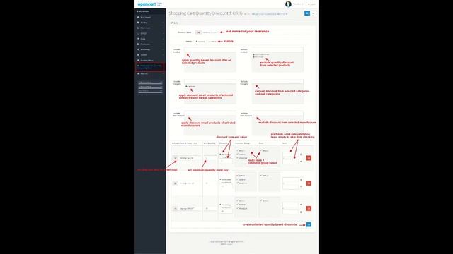 Shopping Cart Quantity Discount $ OR % - OpencartTools смотреть онлайн