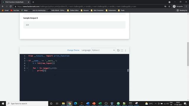 Python | Print Function | Hackerrank Solution смотреть онлайн