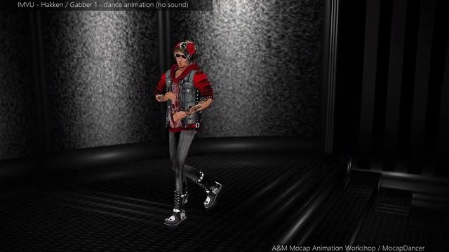 IMVU - Hakken / Gabber 1 - dance animation for IMVU (3d chat / Virtual world) смотреть онлайн
