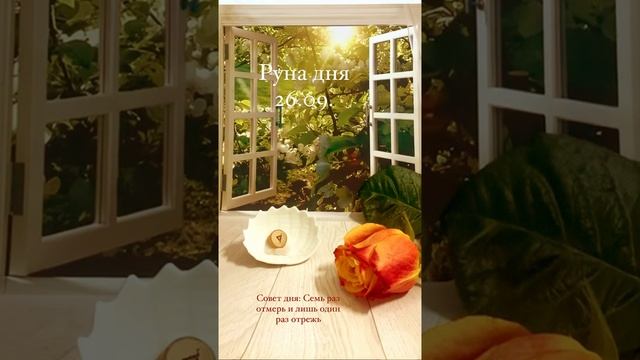 Руна дня. Совет дня. 26 сентября 2023 г. смотреть онлайн