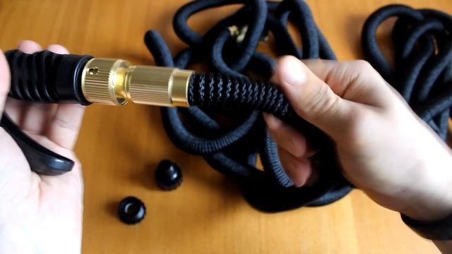 Самоудлиняющийся садовый шланг для полива растягивающийся в 4 раза смотреть онлайн
