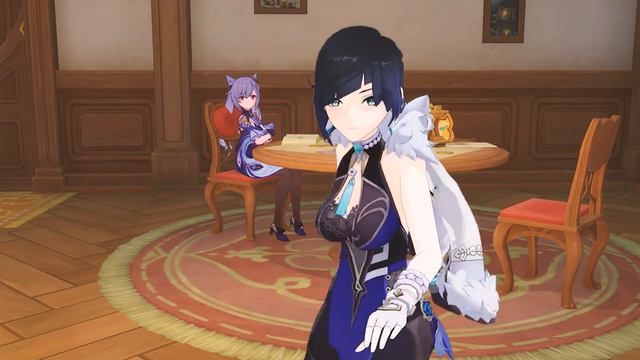 GENSHIN IMPACT Yelan  Dance - Шансоньетка