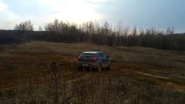 Sportage3 AWD 184 hp, тест в грязи. смотреть онлайн