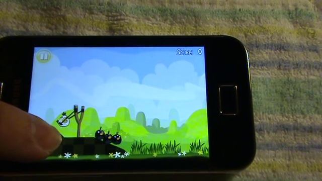 Samsung S5830 Galaxy Ace Angry Birds Game смотреть онлайн