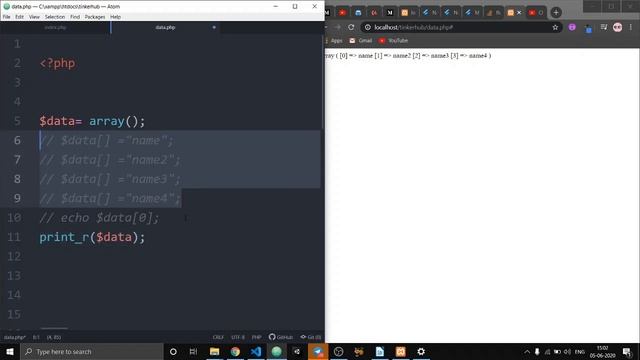 Inserting Data into Array | Learn PHP from Home | TinkerHub MES Marampally смотреть онлайн