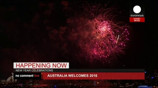 Новогодний салют в Сиднее 2016(Sydney New Years Eve Fireworks 2016) смотреть онлайн