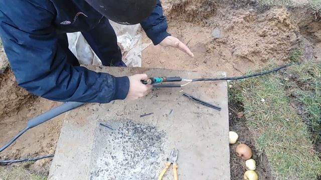пропала фаза , ремонт силового кабеля ,пробитие силового кабеля, смотреть онлайн