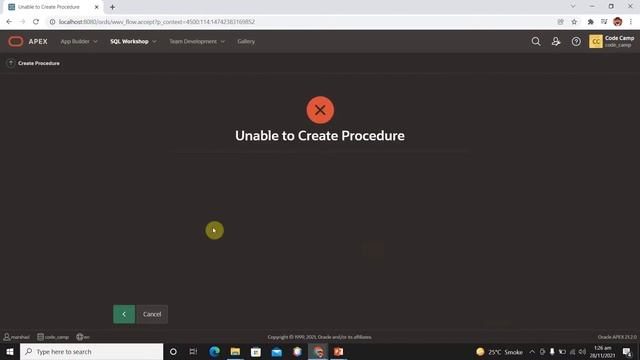 17.Procedure Based Form in oracle APEX 21.2 смотреть онлайн