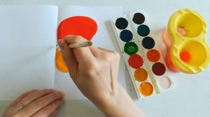 Рисование: Бабочка в технике монотипия