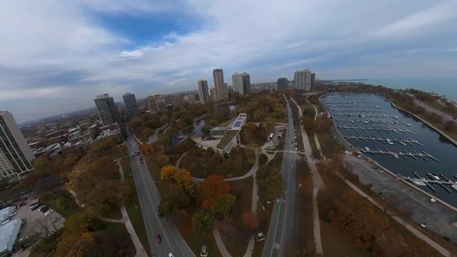 Lincoln Park in 4K from the sky смотреть онлайн
