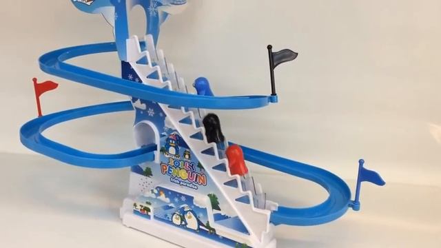 AWESOME Penguin Race Game! Fun Kids Penguin Electric Ski Race Slide смотреть онлайн