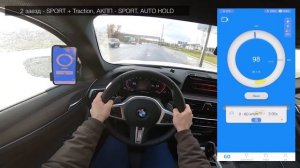 ⏱ 0-100 BMW 530d xDrive G30 / разгон БМВ 530д Г30