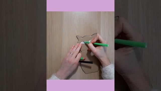 Котик из картона и ниток. смотреть онлайн