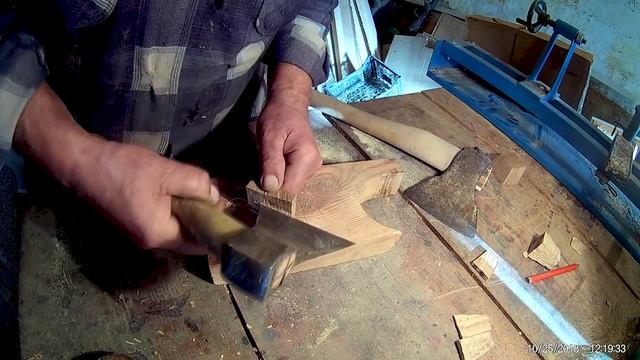 как правильно насадить топор...не слетает смотреть онлайн