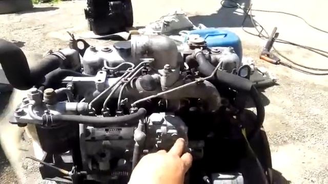 Запуск дизельного двигателя Isuzu 4JB1 со СПЕЦТЕХНИКИ смотреть онлайн