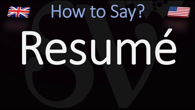 How to Pronounce Resumé? (CORRECTLY) Meaning & Pronunciation смотреть онлайн