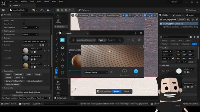 Unreal Engine Beginner Tutorial Part 10 | Adding Materials and Textures to CUBE GRID смотреть онлайн