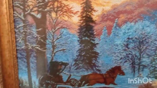 Вышивка бисером. 1 часть/Моя картина "Ночь перед рождеством/Начало моего хобби/ смотреть онлайн