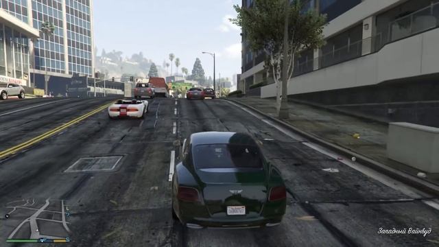 Amazing Emerald Bentley GT in GTA 5 Car Mod смотреть онлайн