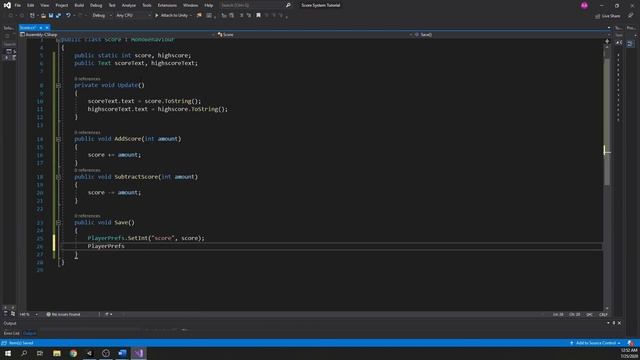 Score System in Unity with Save & Load (Tutorial) смотреть онлайн