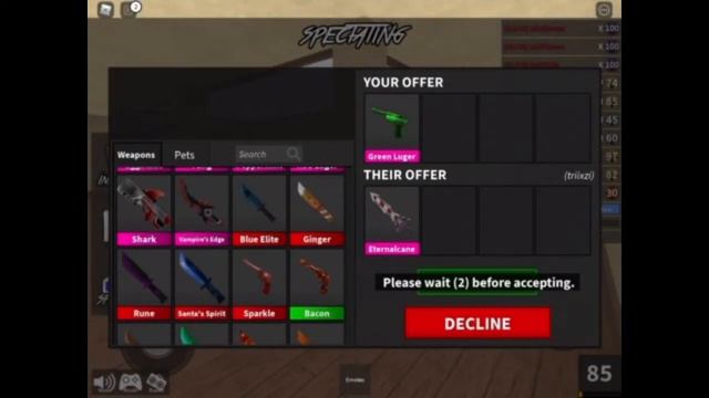 What People Offer For GREEN LUGER ☘️