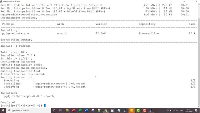 PostgreSQL 12.2 database cluster installation смотреть онлайн