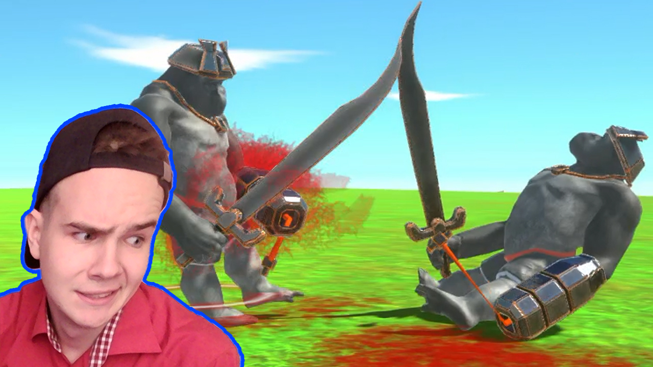 Скимктарилла против Скимктарилла | Animal Revolt Battle Simulator