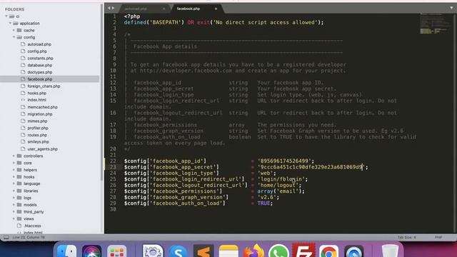 Codeigniter login with facebook. | Php facebook login very simple with code смотреть онлайн