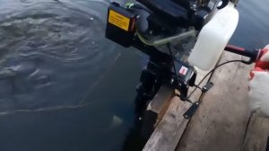 Обкатка лодочного мотора Hangkai 3.5 HP 4 stroke ч.2